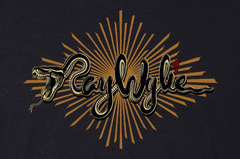 NEW!! Ray Wylie Snake Logo Crew Neck T-Shirt