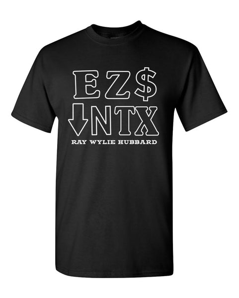 ON SALE! EZ Money Down in Texas Men's Crew Neck T-Shirt!  Super Soft and Comfy!